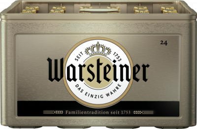 Warsteiner krat van 24 flesjes á 0,30 liter packshot